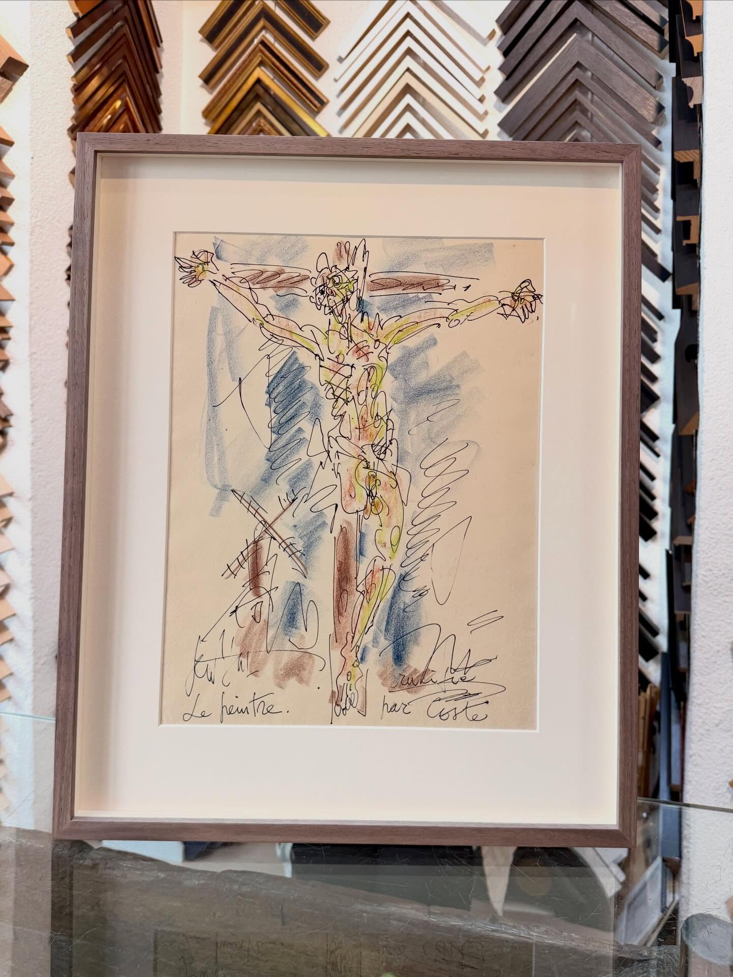 Magnifique dessin de Gen Paul sublimé par un encadrement en noyer massif.
Nous avons ajouté un passe-partout et des cales de distance blanc doux pour apporter profondeur et respiration à la pièce.
🇬🇧 Stunning drawing by Gen Paul, enhanced by a solid walnut frame. We used a soft white mat and spacers to add depth and let the work breathe.
#Encadrement #Framing #GenPaul #Artisanat #CustomFraming