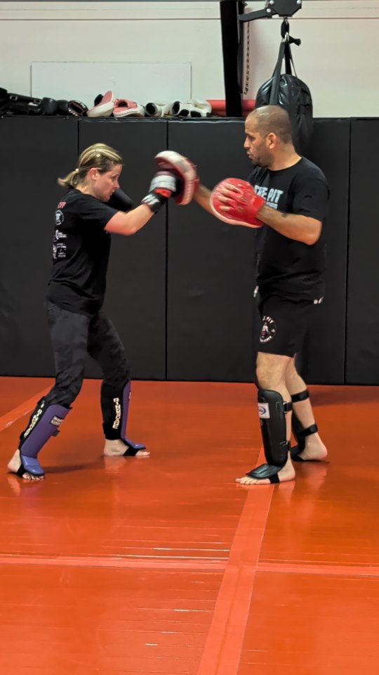 Staying consistent and sharpening her tools, @wendybehbehani working with Coach @cruzgomez208 twice weekly!! Go Wendy!!!