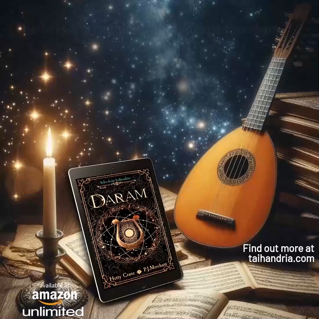 Taihandria was once a world of peace and contentment, where humans learned from the star-gods and lived in harmony with nature. Music was the language of instruction. Magic was the result.
Then the stars vanished.
Sectarian strife, a violent reorganization of civil society, and an uneasy peace ensued. Magic was outlawed. No one fully understood what had brought about the change, but the Solanese were blamed, and they suffered. For 900 years.
Then, a young Solanese woman performed a daram, an ancient magic spell pleading for help from the missing gods. She hopes for a champion to arise to unite her people against their oppressive overlords.
Instead, five bumbling minstrels appear —the English rock band Sun — from a place no-one has ever heard of: Earth.
And the epic adventure begins.
#portalfantasy #portalfantasybookseries #portalfantasybook #portalfantasyromance #portalfantasybooks #portalfantasyseries #canadianfantasybooks
#fantasyromanceseries #fantasyromanceseries #epicfantasyreads #epicfantasysaga #epicfantasybooks #fantasybookseries #bookstagram #fantasybookstagram