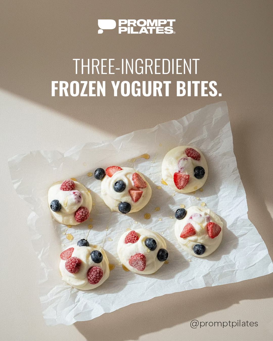 Sometimes the simplest recipes are the ones you return to the most.
You only need three things to make these frozen yogurt bites: Greek yogurt, berries, and a little honey or maple syrup if you want them to be sweeter. They're simple to make, keep well in the freezer, and are a cool, light snack when you want one.
You can also try different fruits or toppings based on what you have at home.
Read the full recipe here:
https://www.promptpilates.com/post/three-ingredient-frozen-yogurt-bites
#pilateslife #pilatesstudio #fitnessmotivation #workout