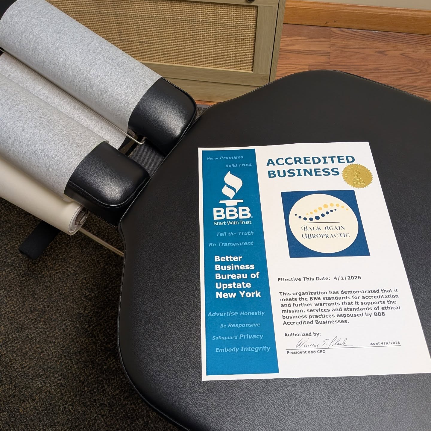 Been a minute since our last post. We've been working on making video content for you but it's slow going.
Still. This was too exciting not to share - Back Again Chiropractic is officially accredited with the Better Business Bureau! It's not something we have to have as a health care provider but it was important to us to demonstrate that we work for the trust our patients, you, put in us.
We stand by our ethical care of our patients, for their long term goals. Even if, and especially when, that may mean we aren't the best choice for a patient. Our goal is to see you happy and healthy to the best of all of our abilities. The BBB is just another way for us to show, we stand by ethical business practices.
#chiropractic #ballstonlake #betterbusinessbureau #holistichealth