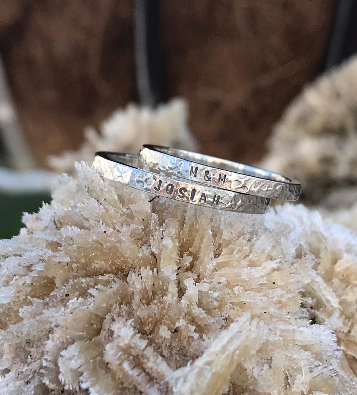 Thank you to everyone who signed up for the Mother’s Day giveaway so far! The giveaway closes May 9 and winner is announced on Mother’s Day, May 10th. See the previous post for entry details. Sign up for my newsletter and you’re automatically entered to win a free hand stamped name ring in silver.
✨
IMPORTANT: After you sign up, check your email to opt in to my newsletter.
✨
In the meantime, swipe to see our name rings in gold and silver mixed in various ring stacks. And visit mejiajewelry.com to purchase additional name rings.
.
.
.
.
.
#mejiajewelry #personalizedrings #personalizedjewelry #customring #longislandjeweler