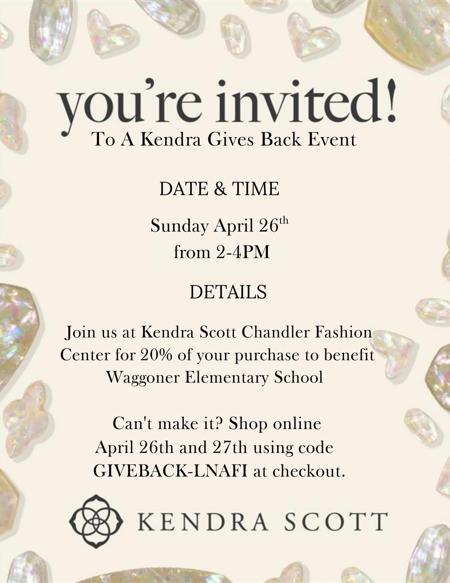 Just in time for Mothers Day! Come shop on Sunday or order online! @kendrascott