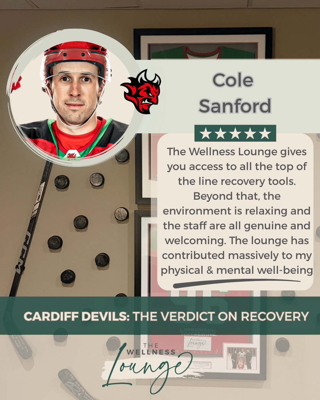 To celebrate the end of the season, we're sharing a series of reviews from the Cardiff Devils players who have been recovering with us this year. In this series, we'll show you some of their highlights... starting with Cole Sanford:
"The Wellness Lounge gives you access to all the top of the line recovery tools. Beyond that, the environment is relaxing and the staff are all genuine and welcoming. The lounge has contributed massively to my physical & mental well-being."
It’s been a pleasure supporting the Devils with their recovery rituals this year. Whether you're an elite athlete or just looking for a bit of headspace, our doors are open for you to experience the same top-tier recovery.
Tap the link in our bio to book your session. 🧊🔥
#CardiffDevils #WellnessLounge #CardiffWellness #AthleteRecovery