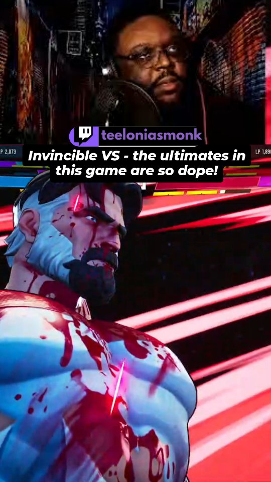 From my last day in on Invincible VS. The ultimates in this game look so dope. They still have some things to Iron out but I'm sure it'll be better when it drops.
#gamer #streamer #invinciblevs #invincible #gamingreels