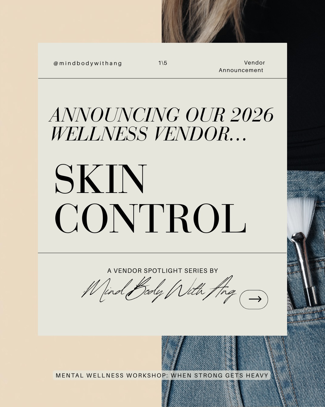 VENDOR SPOTLIGHT ✨ (final announcement)
So excited to introduce our last vendor joining us this year… @skincontrol 🤍
Cassie is the founder of Skin Control, a brand rooted in real experience, education, and helping women feel confident in their skin again — not just through products, but through truly understanding what their skin needs.
What I love most about her approach is that it’s not about quick fixes… it’s about long-term results, consistency, and actually healing your skin from the inside out.
And on a personal note — she has helped me SO much in my own skin journey.
I was stuck in a routine that was honestly damaging my skin barrier and making my acne worse, even though I thought I was doing everything “right.”
She completely shifted my approach — helping me simplify, nourish my skin, and actually take care of it in a way that feels supportive instead of aggressive.
The difference has been unreal.
At the event, you’ll be able to:
✨ Get personalized skincare recommendations
✨ Learn how to build a routine that actually works for your skin
✨ Shop a curated selection of professional products
✨ Walk away feeling more confident, informed, and supported
Tickets are already live 🎟️
and I cannot wait for you to meet her in person.
Link in bio 🤍
#inlandempireevents #wellnessevent #skinhealth #acnehealing #mindbodywellness