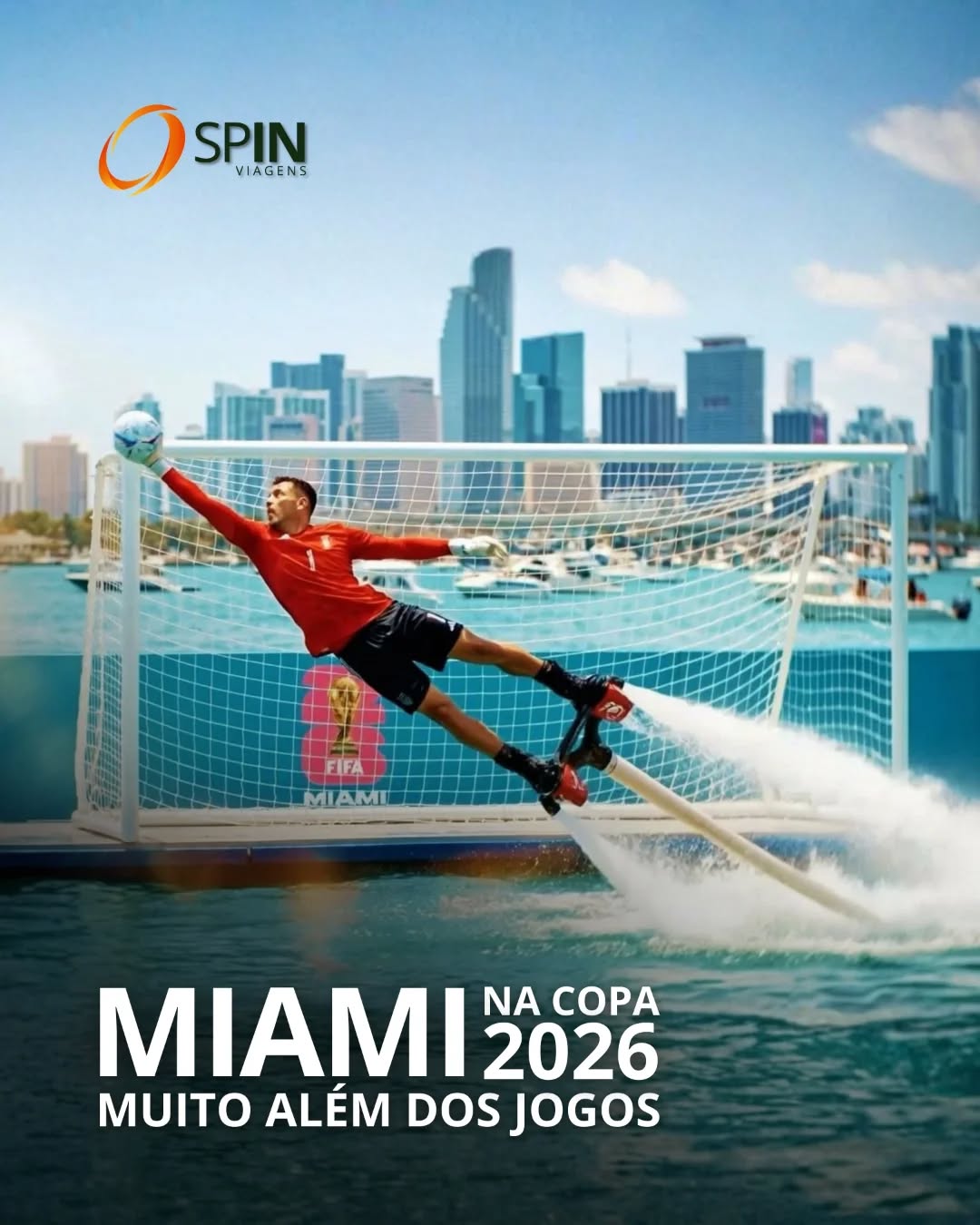 A Miami já está se preparando para a Copa do Mundo FIFA 2026 com uma proposta que vai muito além dos estádios.
Durante o evento, a cidade vai receber o FIFA Fan Festival Miami, que acontecerá no Bayfront Park, transformando o espaço em um grande ponto de encontro para torcedores do mundo todo.
O que esperar dessa experiência:
⚽ Jogos transmitidos em telões gigantes
🎶 Shows ao vivo e apresentações culturais
🌍 Ambiente internacional com fãs de vários países
✨ Espaços interativos e experiências imersivas
O evento deve acontecer por cerca de 23 dias, com expectativa de receber até 30 mil pessoas por dia, criando uma atmosfera vibrante e cheia de energia.
Além disso, a cidade ainda contará com eventos paralelos e encontros espalhados pela região, ampliando ainda mais a experiência para quem estiver por lá.
Essa é a prova de que hoje, viajar para grandes eventos esportivos vai muito além de assistir aos jogos é viver o destino de forma completa.
✨ A SPIN Viagens te conecta às experiências mais marcantes do mundo, com planejamento e suporte em cada detalhe.
.
Siga nossas dicas para uma viagem sem preocupações e para saber mais é só clicar no link da bio! 📲
.
.
.
#SPINViagens #Viagem #PlanejamentoDeViagem #Turismo #Destino