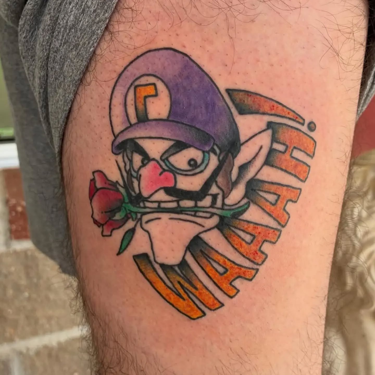Fun custom waluigi piece by Steph