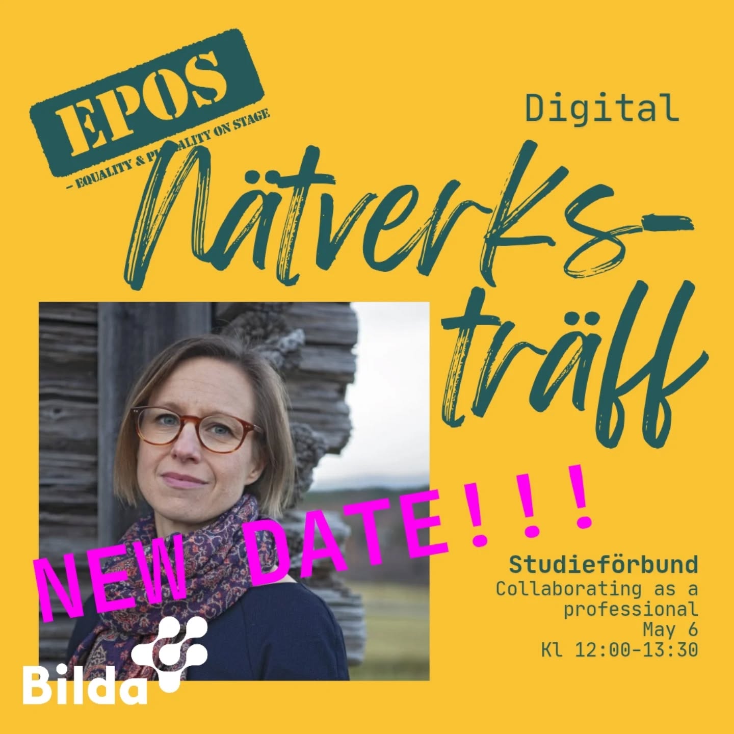 EPOS bjuder in till digital nätverksträff på temat Samverka med Studieförbund!
(English in the comments)
Hur kan du som professionell utövare inom kultur och musik samverka med studieförbund? Under denna nätverksträff får du möjlighet att lyssna till Johanna Bölja, erfaren folksångerska och verksamhetsutvecklare på Studieförbundet Bilda, som berättar om folkbildningens roll och de möjligheter som finns för samverkan. Johanna kommer att belysa olika aspekter av att arbeta tillsammans med studieförbund och diskutera när och hur dessa samarbeten är som mest givande. Missa inte chansen att få värdefulla insikter och ställa dina frågor!
Om träffen
Träffen inleds med en föreläsning av Johanna Bölja. Sedan öppnar vi upp ett öppet forum där deltagarna får möjlighet att ställa frågor och diskutera utifrån dagens tema.
Datum: Onsdag den 6 maj
Tid: Kl 12:00-13:30
Plats: Google Meet - länk mejlas ut till alla anmälda samma dag.
Sista anmälningsdag: Den 4 maj
Anmäl dig via länk i EPOS bio! @epos_onstage
@boljahertzberg