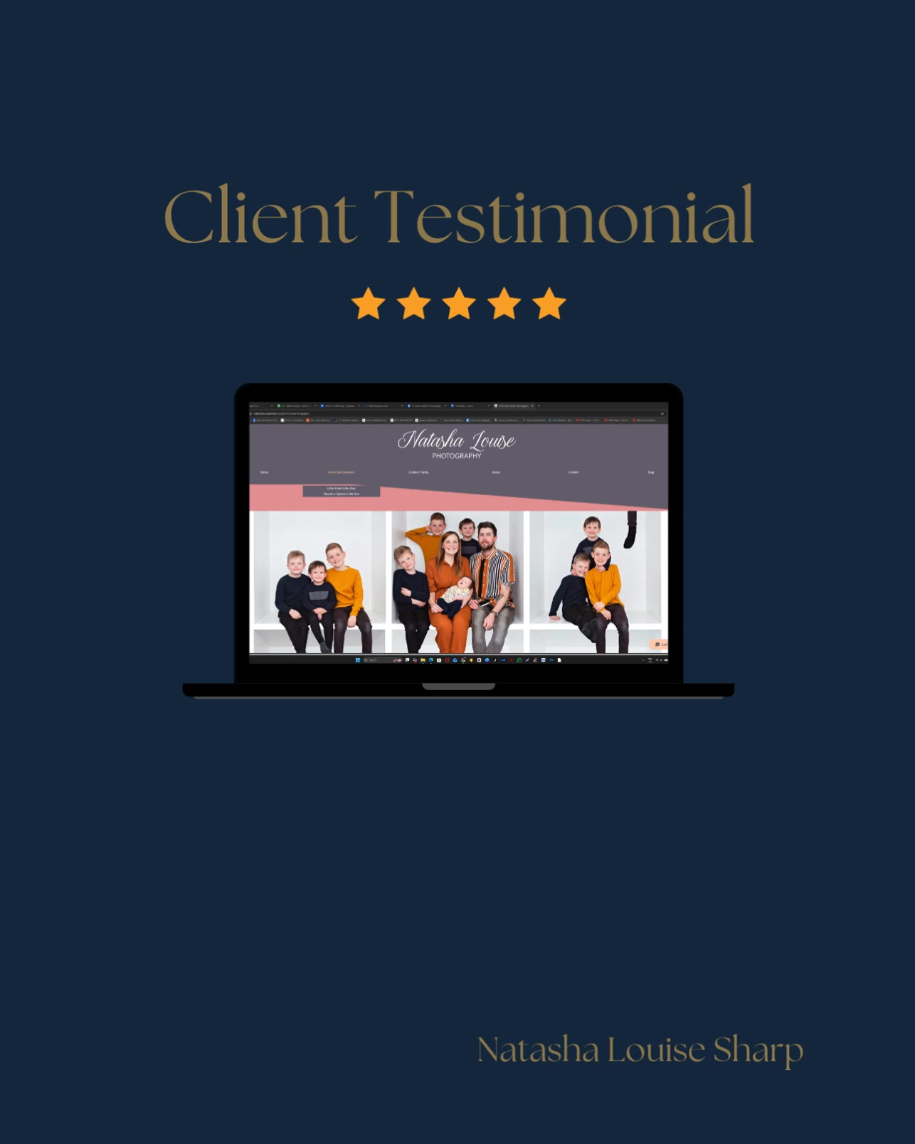 A little reminder that I do not just photograph businesses - I also design websites too.
This lovely feedback came in from one of my website clients:
“Katie designed a new website for my photography business and I am really happy with the result. My suggestions were welcomed and I was consulted throughout the process. My enquiries have increased and I am proud to send my clients to my site as it is very professional. Thanks again x”
Honestly, this is exactly what I want for the people I work with. A website that actually feels like you, looks professional, and gives you confidence when sending people to it.
So if you are a small business owner or photographer and your current website is outdated, awkward, or just not doing you any favours, this is something I can help with too.