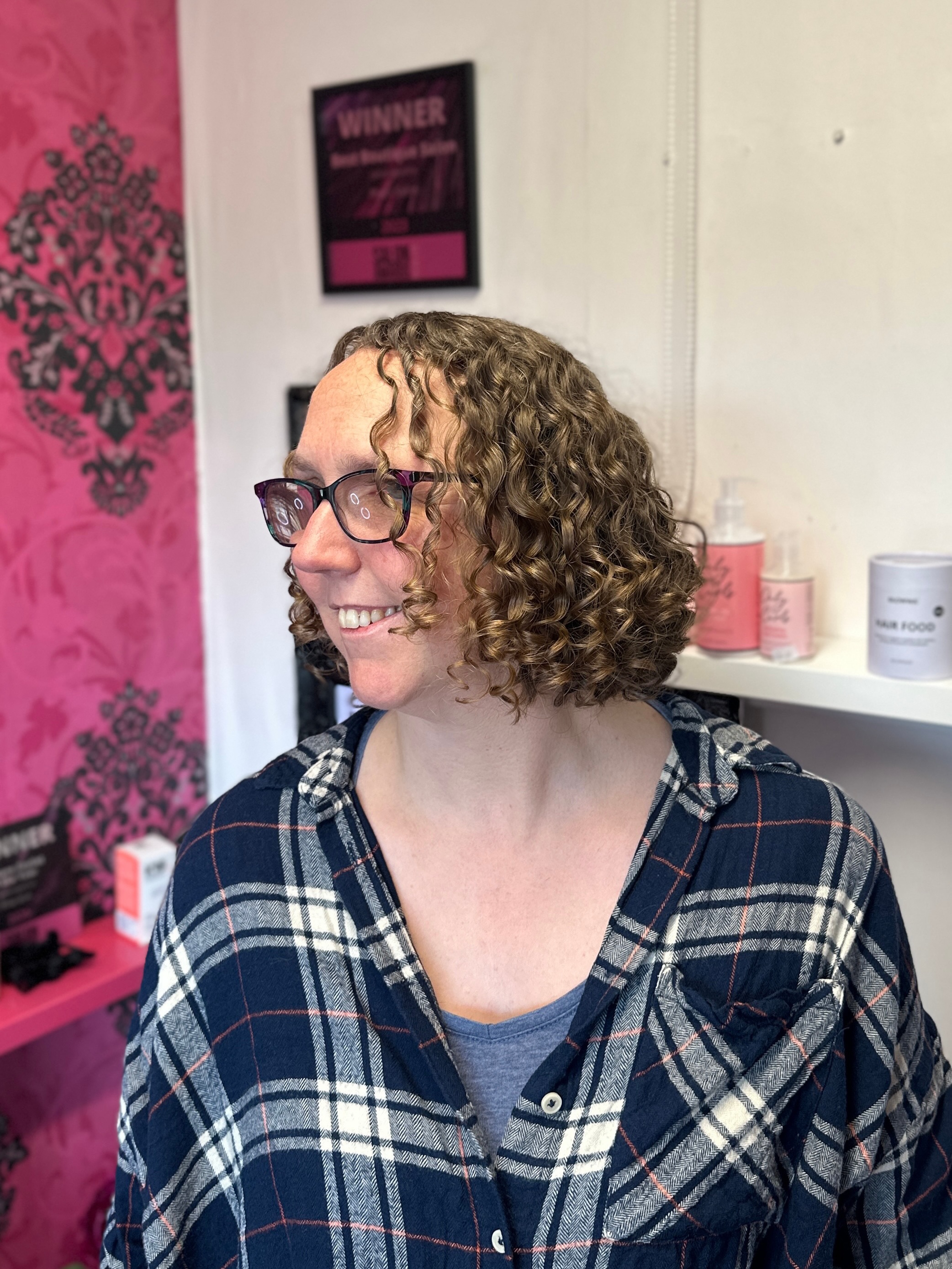 Loving a curl transformation ➿👩🏻🦱💖