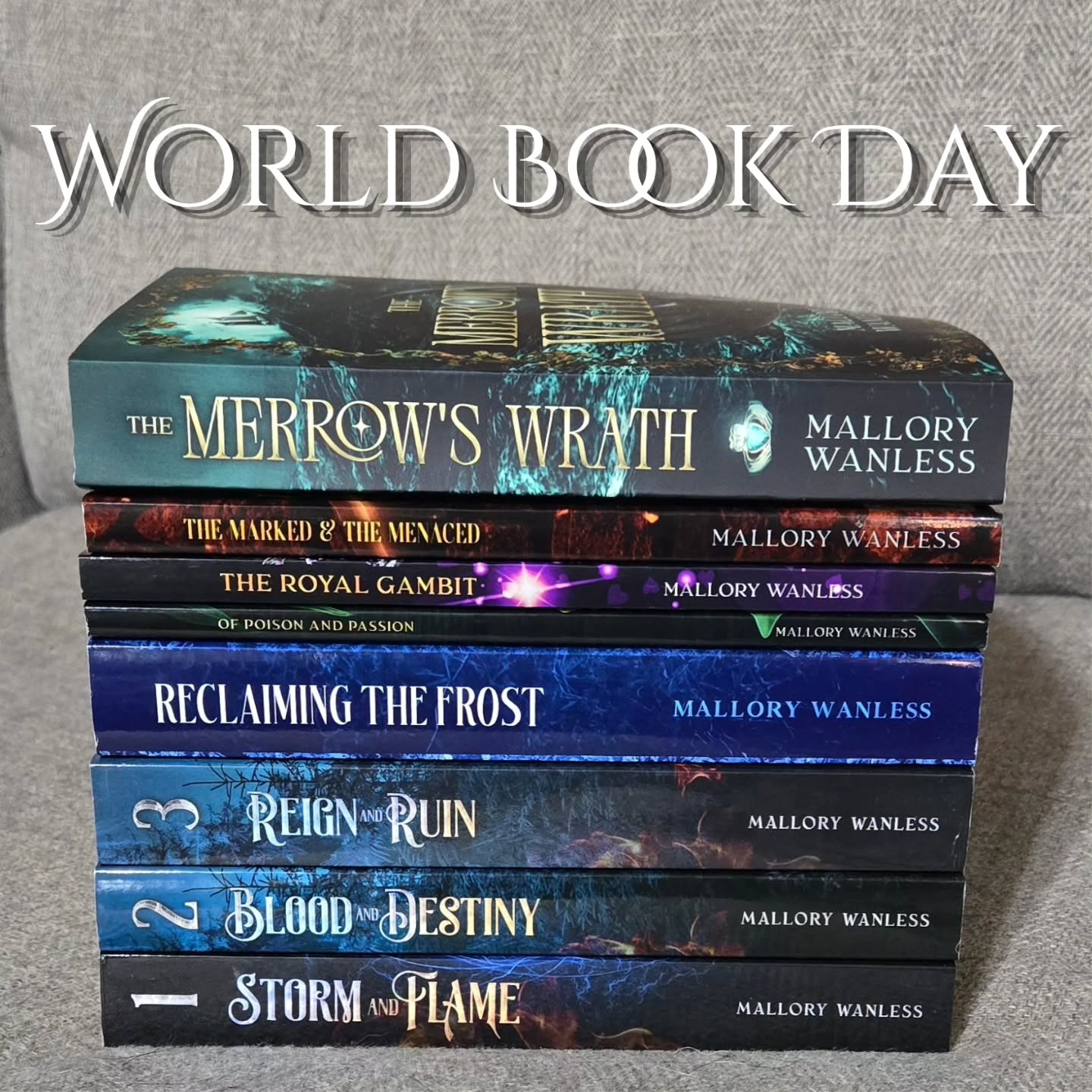 Happy World Book Day to all who celebrate ๐
According to Google, the day isn't actually internationally recognized, but it is also Shakespeare's birthday, so it's a good day to celebrate the written word regardless.
My collection of books has gotten a bit astounding, if I'm honest. 5 years ago, I was still working on the first draft of Storm and Flame with no idea if or when I'd ever publish.
Books are such a big, vital part of my life now. I can't imagine not writing.
#worldbookday #shakespearesbirthday #fantasybookstagram #booksonbooks ##bookstagram