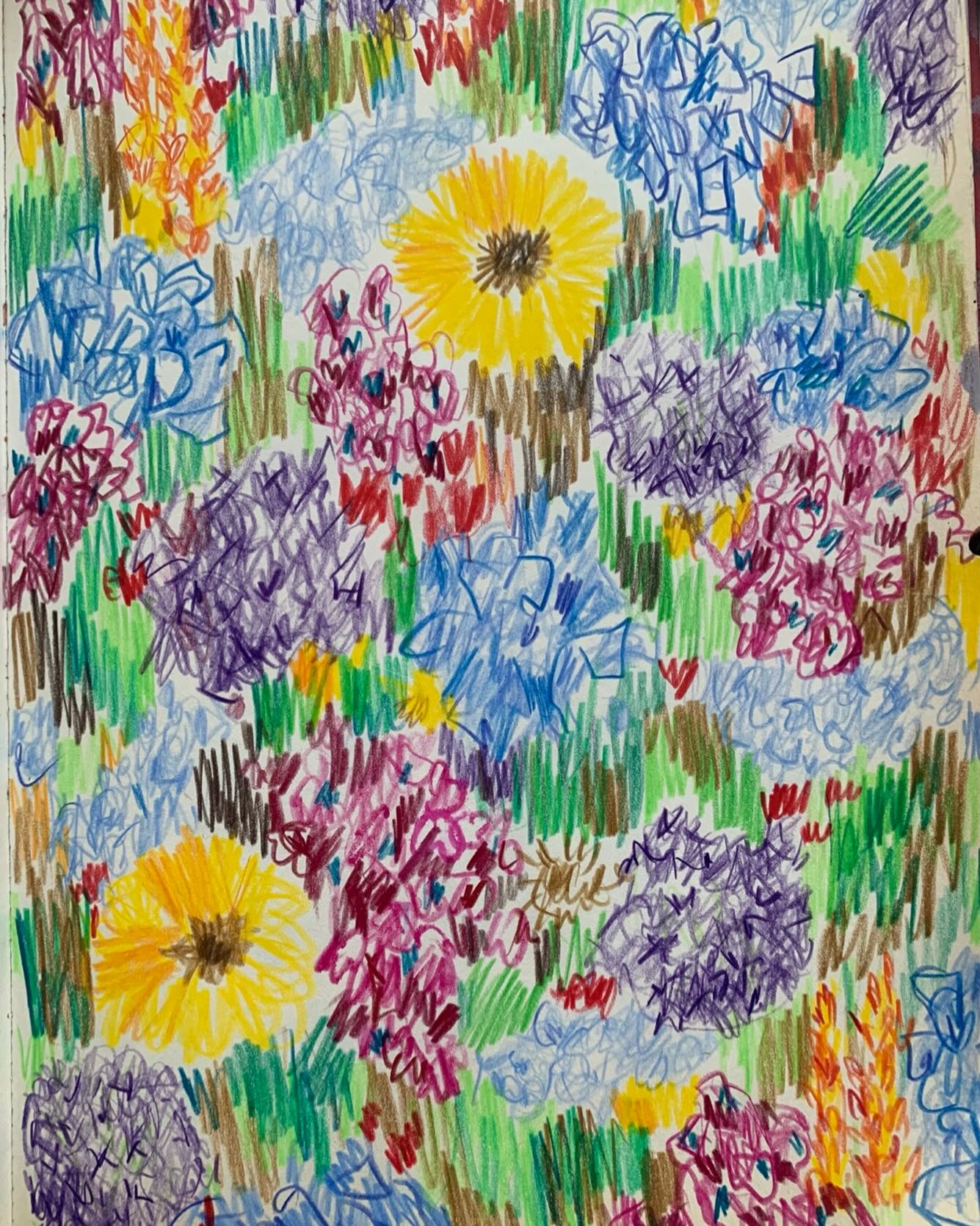 Sketchbook drawing, where ideas usually begin
.
.
.
#workinprogress #surfacepattern #textiledesign #drawingpractice #sketchbook