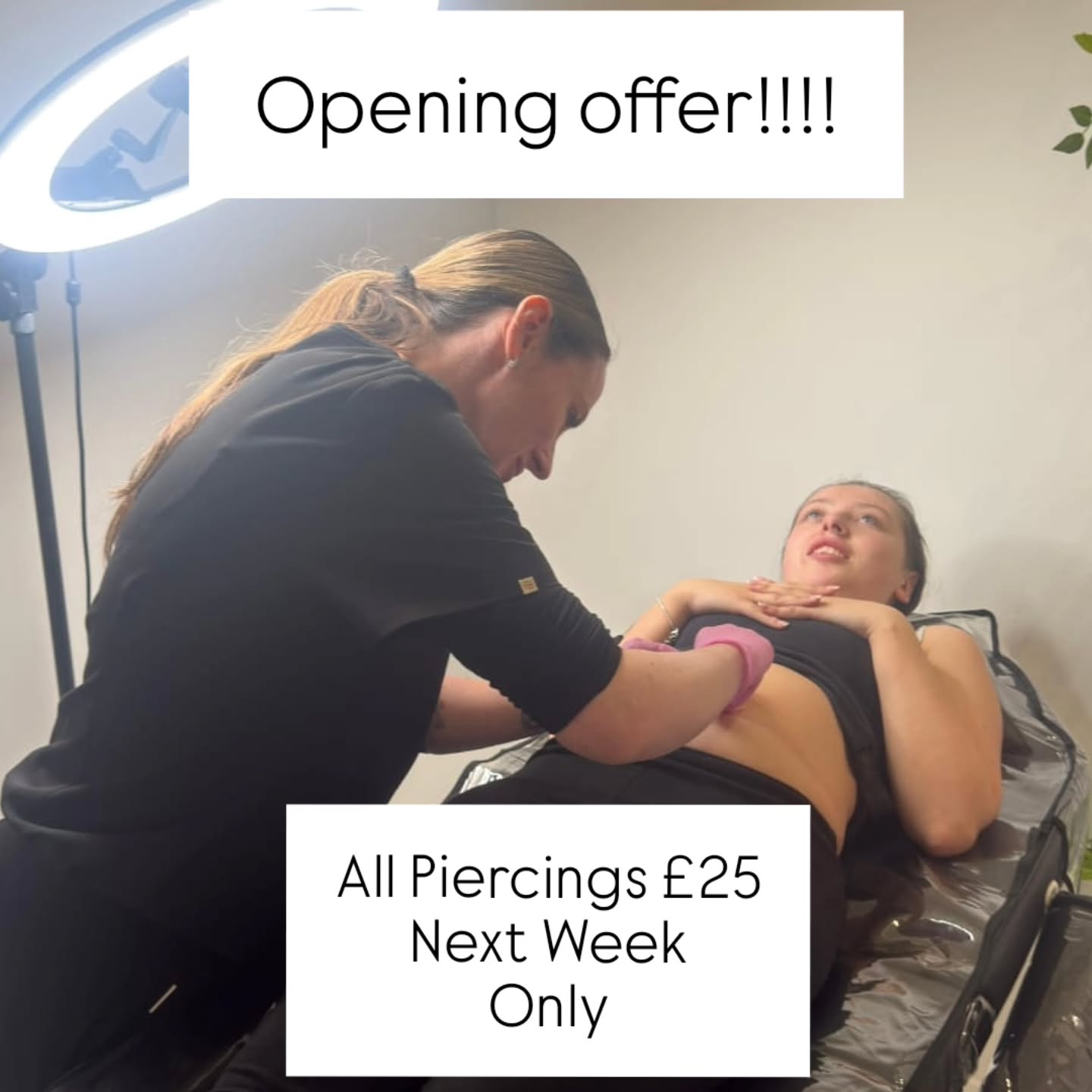 Thinking about a new piercing? This is your sign
For next week only, we’re offering:
ANY PIERCING JUST £25
Choose from:
• Nose
• Belly Button
• Scaffold
• Tragus
• Daith
• Lip
• Helix
• …and more
Perfect time to start your stack or finally get the one you’ve been putting off
⏰ Next week only
📲 Book online or DM
⚠️ Limited appointments – once they’re gone, they’re gone
Don’t wait… this will book up FAST
#essexpiercing #essexpiercings #basildonpiercing #basildonpiercer #piercing