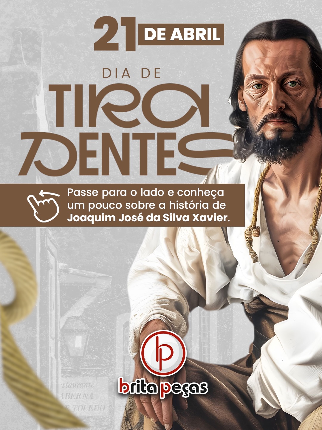 🇧🇷 Honrar o passado é construir um futuro mais forte.
Neste Dia de Tiradentes, lembramos a história de Joaquim José da Silva Xavier, um símbolo de coragem, luta e transformação para o Brasil.
Mais do que relembrar fatos, acreditamos na importância de valorizar a nossa história e transmitir conhecimento.
Porque é através da educação e da consciência que formamos profissionais mais preparados, pessoas mais fortes e um país melhor.
Na Brita Peças, carregamos esse compromisso todos os dias:
🔧 construir com responsabilidade
📚 compartilhar conhecimento
🇧🇷 e fortalecer as bases de quem move o Brasil
Que o legado de Tiradentes continue nos inspirando a fazer a diferença.
#DiaDeTiradentes #HistóriaDoBrasil #BritaPeças #ConstruindoOFuturo #Educação Brasil