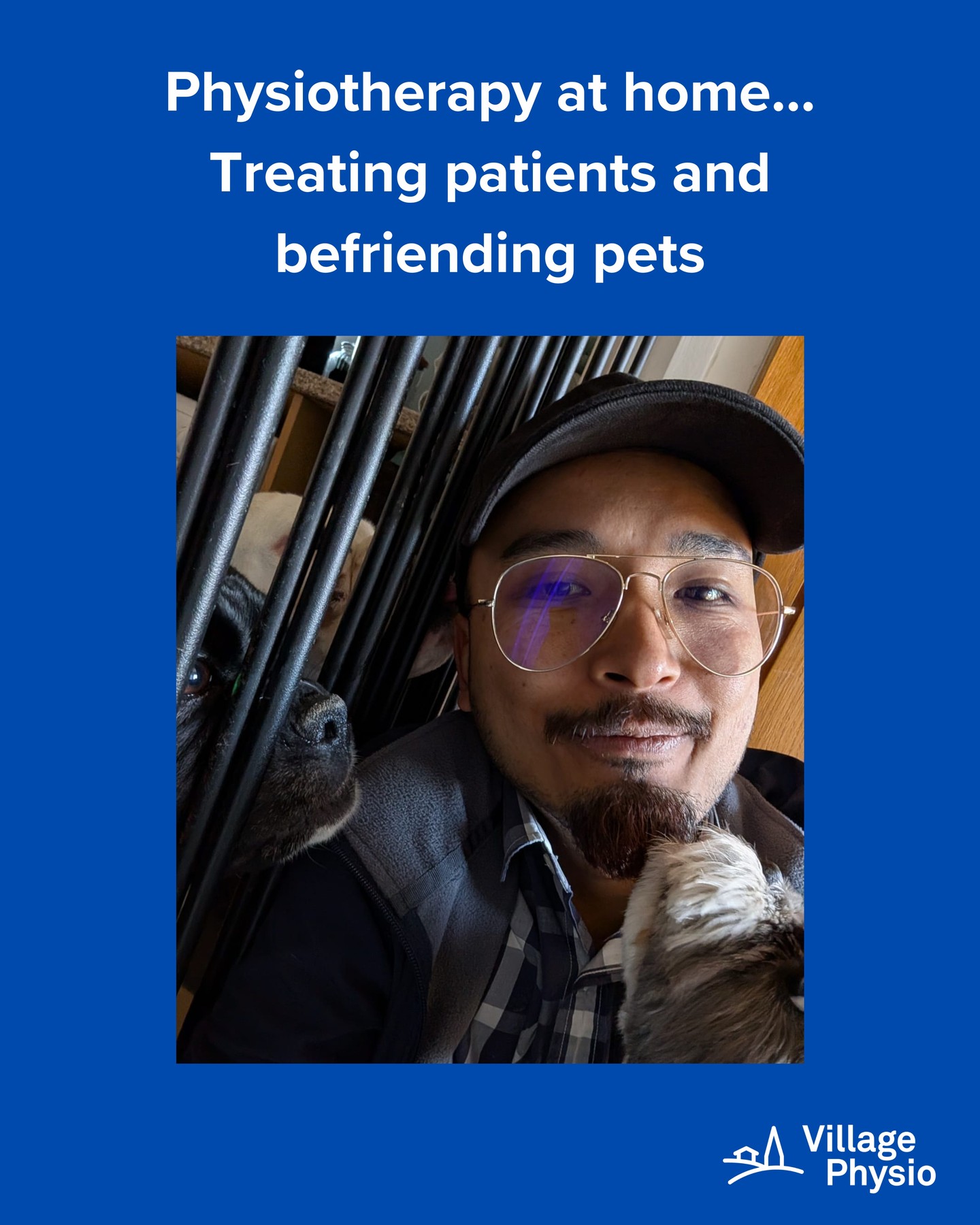 One of the unexpected perks of home physiotherapy… 🐾
Animesh goes to help people improve their strength, mobility and confidence at home, but quite often, he ends up making a few extra friends along the way.
These two cuties decided the session needed a cuddle break ❤️
Safe to say, Animesh doesn’t mind this part of the job at all 😊