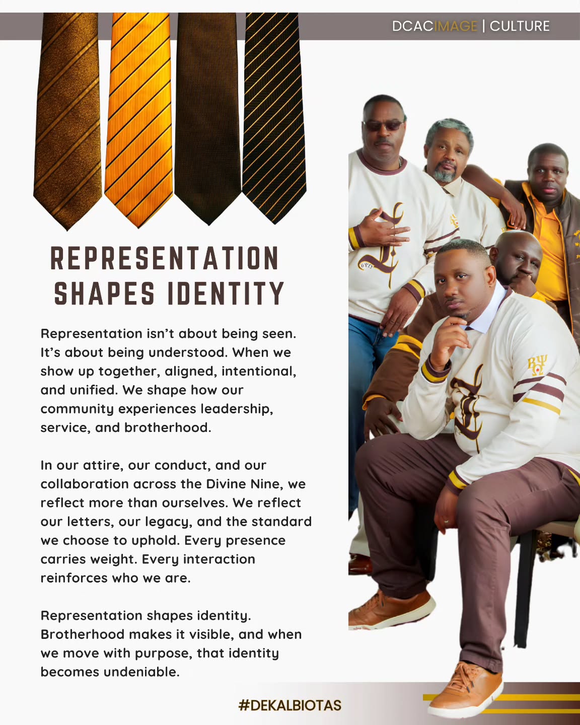 Representation is not about blending into the room.
It is about showing up with enough clarity that people understand who you are before you explain anything.
We know what we carry, how we move, and what standard we intend to set.
It is built.
It is practiced.
It is visible.
#DCACIMAGE #DeKalbIotas #IPT1963 #BPOLeadsTheWay