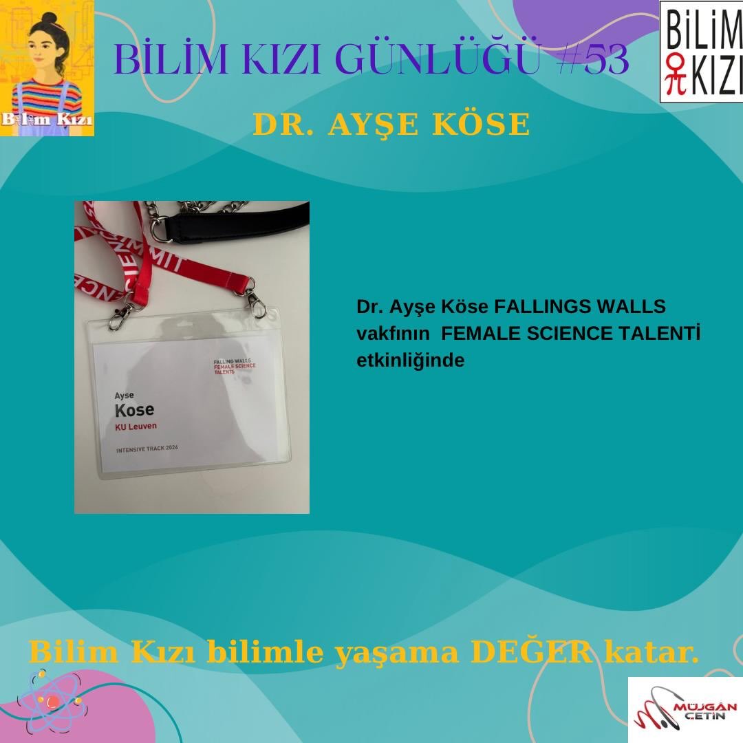 @bilimkiziorg #mentor hocamız Dr. @ayşeköse @falling_walls vakfının #female #science #talent etkinliğine katılıyor ve gelecek vaad eden bilim kadını olan hocamızı gururla alkışlıyoruz 👏👏👏👏🧿🧿🧿🧿