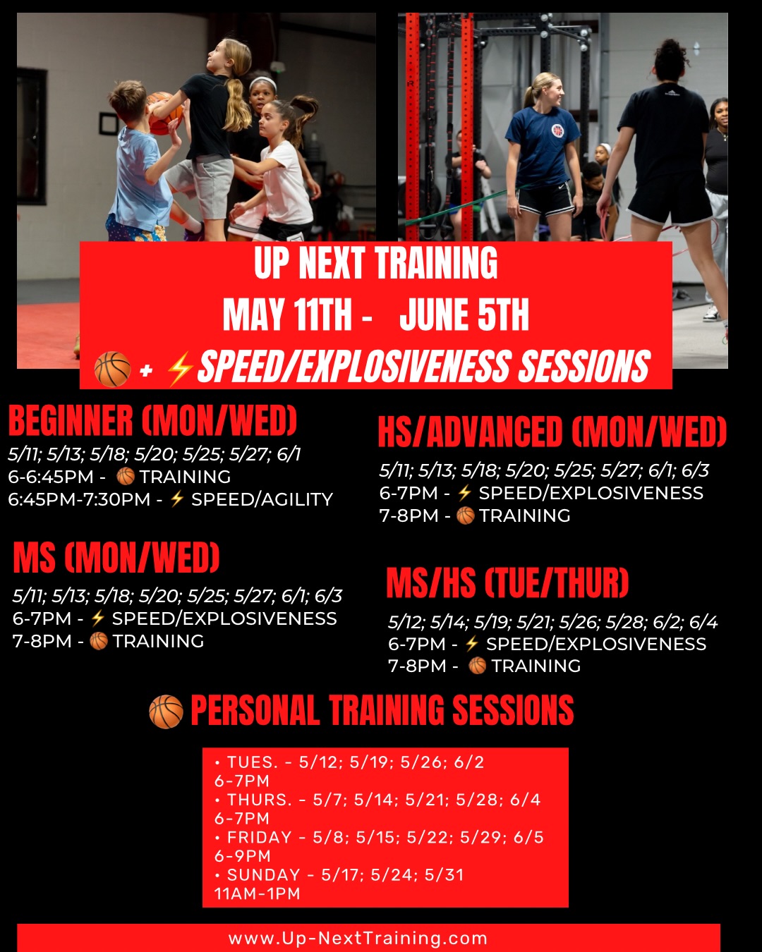 MAY SCHEDULE DROP
Please DM us if you have any questions. We have MULTIPLE packages available & can create YOU a custom monthly package if you’d like.
Register Here: www.Up-NextTraining.com
OR Click the 🔗 in our bio 👏🏽
Are 🫵🏽 Up Next⁉️
📍| Columbus, OH
#UpNextTraining #UnlockYourPotential