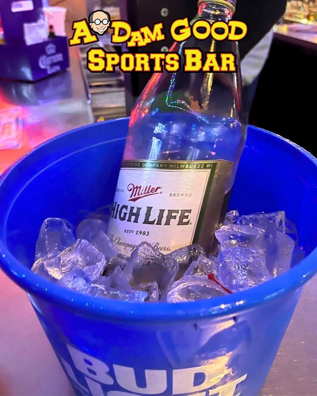 One bucket in and the night’s already a win 🍻