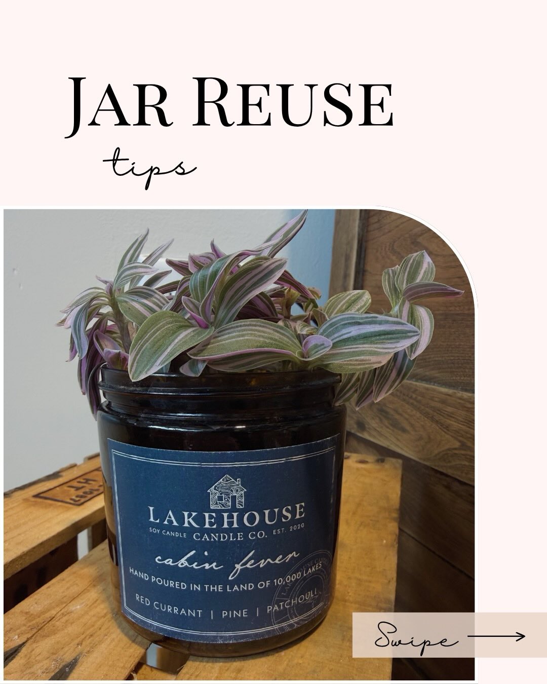 A little clean up, and your favorite jar can become something new!
Save this for when your candle reaches the end 🤍
#candlecare #jarreuse #cleancandle #lakehousecandleco