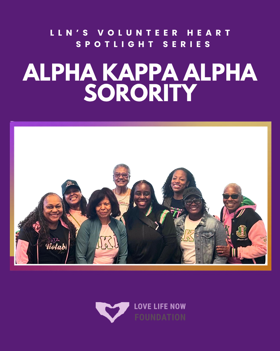 ✨ Volunteer Spotlight Series:
The sisters of @psiiotaomega1908 Sorority 🩷💚✨
We are immensely grateful for the PSI Iota Omega sisters for continuously showing up to serve others at our quarterly Homeless Brown Bag & Care events.
Daphne Remy, one of the volunteers says in her own words " I’m inspired to volunteer with the Love Life Now Foundation because of their genuine commitment to meeting people exactly where they are—with compassion, understanding, and without judgment."
Our volunteers are the heartbeat of our LLN and without them we wouldn't be able to reach all of the hearts we do. Thank you for your continued partnership and being hearts 💜 and hands 🫶🏿 for DV awareness!
To learn more about volunteering opportunities please visit our link in our bio or email us: volunteer@lovelifenow.org
#LLN #LoveLifeNowFoundation #DVAwareness #HeartsandHands #Volunteers #CommUNITYImpact