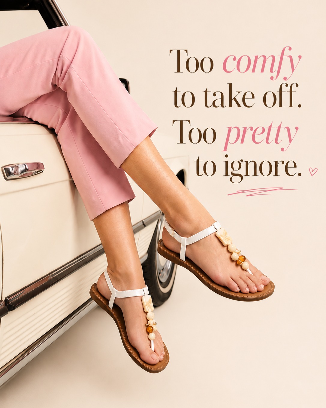 Too comfy to take off. Too pretty to ignore. ✨
Made for days when you want effortless style without compromising on comfort. Soft tones, easy fits, and details that do all the talking.
Step into everyday elegance with our latest comfort flats — designed to go from casual coffee runs to all-day outings with ease.
Available now at Glamour Ghat
📍 2nd Floor, Rcube Monad Mall, Sector 43, Noida
📍 Spectrum Metro Mall, Noida
DM us for sizes & availability.
#GlamourGhat #ComfortWithStyle #EverydayFashion #FlatSandals #WomensFootwear #CasualChic #GenZFashion #SummerStyle #ComfortFashion #NoidaFashion #TrendingFootwear #MinimalStyle #DailyWearFashion #FootwearLove #FashionReels