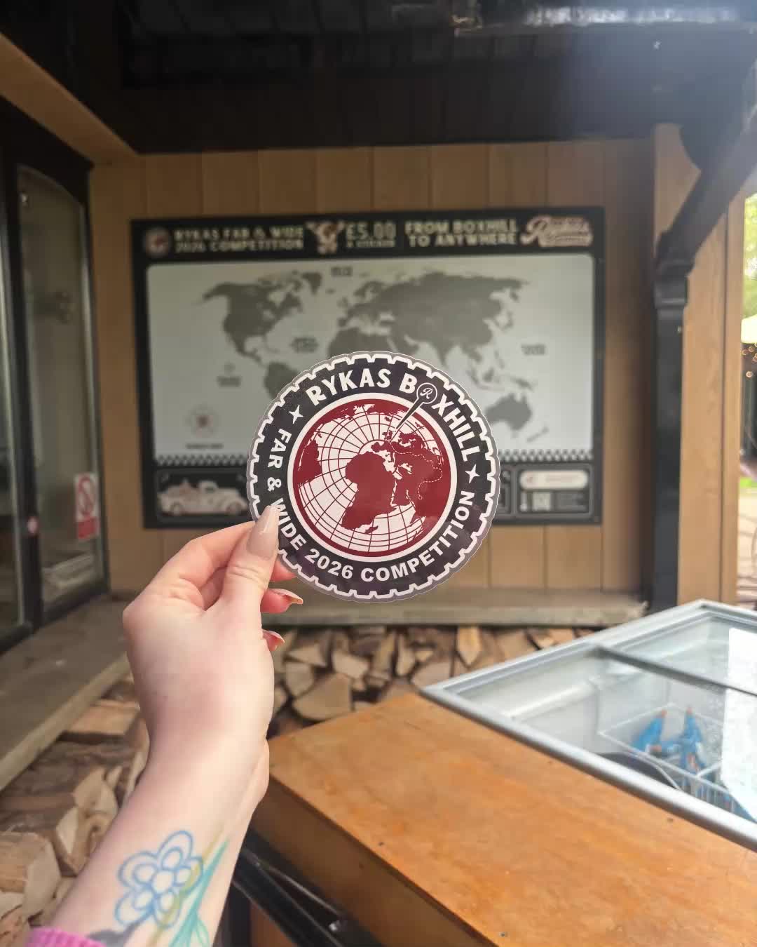 Have you got your sticker yet? Purchase one at our till and get planning your jouney!
+ All Sticker Profits go to @airambulancekss
#rykasfarandwide #rykasboxhill #rykascafe