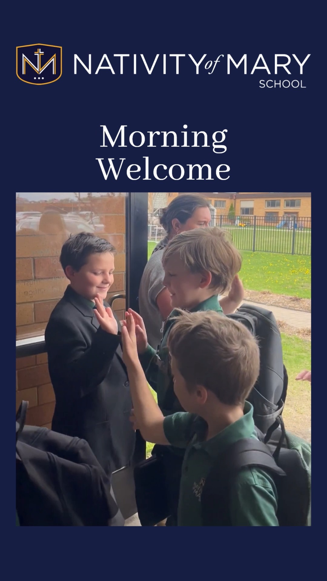 Principal Eli took over as our Spirit of Spring Principal for the Day auction winner, and he truly filled the role—he did a great job!
He helped start the morning with smiles, high-fives, and plenty of Nativity spirit. He even awarded students and staff with an out-of-uniform day on Monday!
We love seeing our students shine, lead, and bring joy to our school community. Great job, Principal Eli!
#NativityofMarySchool #LeadWithLight #BeAKnight #CatholicEducation #SchoolCommunity #SpiritofSpring
