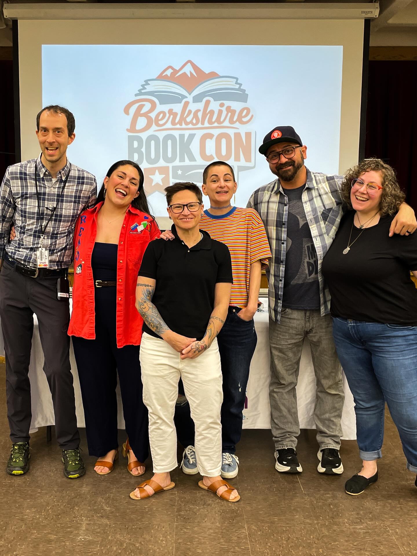 🙏📚 Thank you to everyone who made our first annual Berkshire Book Con such an incredible event!
With the support of the Pittsfield Cultural Council, we were able to host a whole day’s worth of events at the Berkshire Athenaeum and Hot Plate Brewing Co., and we were able to welcome hundreds of people to checkout our author Q&A, our Exhibitors Hall, the Book Fair, Social Hour, and Literary Trivia.
We had a feeling there were a bunch of book lovers out there, and we’re so happy we were able to connect with all of you. This community really SHOWED UP on Saturday, and we’re so grateful for that!
We’d love to make this an annual event, and so we want to hear from you! How can we make this even bigger and better next year?