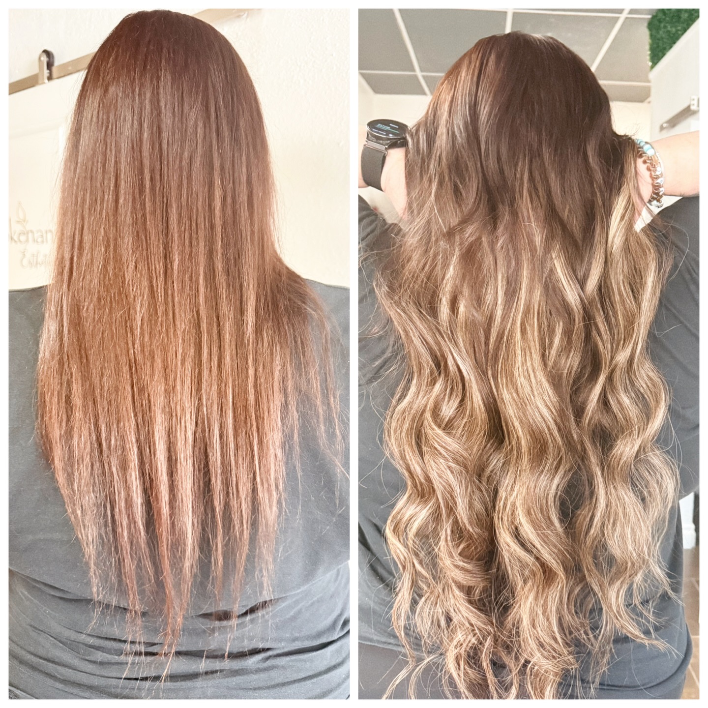 I love doing flat tips aka ytip hair extensions #theextensionqueen #temeculahairextensions #hairextensionspecialist #hairextensionsalon