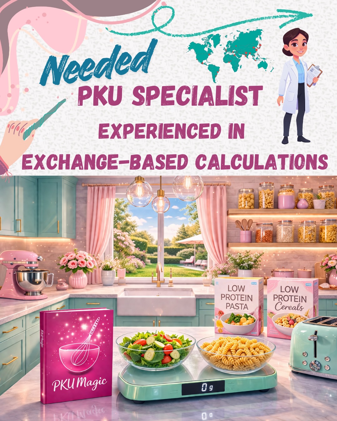 I would truly appreciate your support in sharing this. 🤍
I’m currently preparing the English version
of my PKU cookbook, with the goal of making it
as practical and accessible as possible
for patients worldwide.
The current version is based on precise
phenylalanine calculations, developed under
the supervision of a PKU specialist.
The next step is to expand it with
an exchange-based system -
so it can be used across different countries
and dietary approaches.
I’m now looking to connect with a PKU specialist
experienced in exchange-based calculations,
or a clinical nutrition partner
who would support this development.
Thank you 💕
#pku #metabolicdisorder #pkudiet #cookbook #english