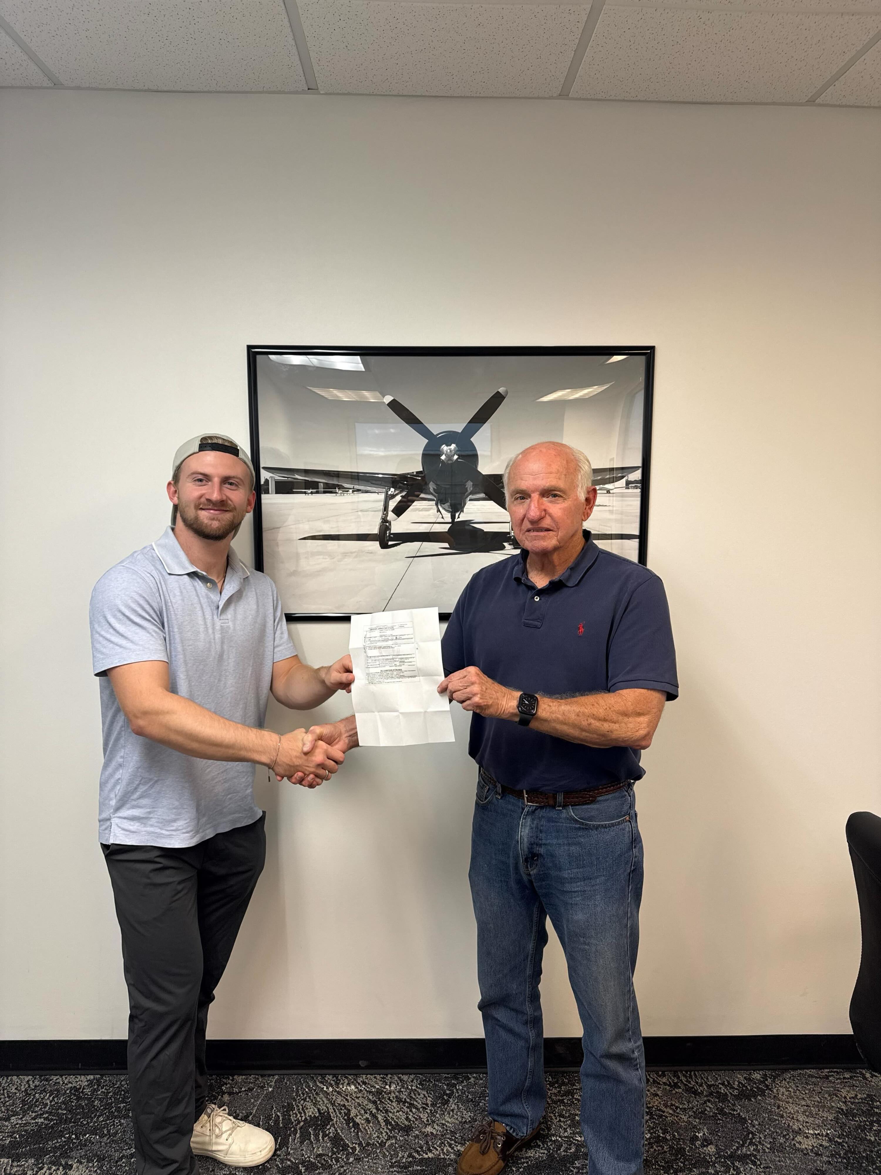 Congratulations to Gabriel Massie, the world’s newest CFI!✈️