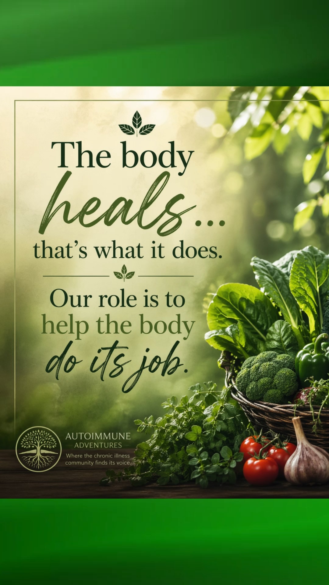 We’ve been taught to question our bodies…
to doubt them…
to assume something is wrong.
But what if the truth is simpler than that?
The body heals.
That’s what it does.
The real question is—
are we helping it… or getting in the way?
🎧 New episode drops April 28.
#AutoimmuneAdventures #HealingJourney #ChronicIllnessSupport #MindBodyConnection #HolisticHealing #NeuroAlchemy #WellnessShift