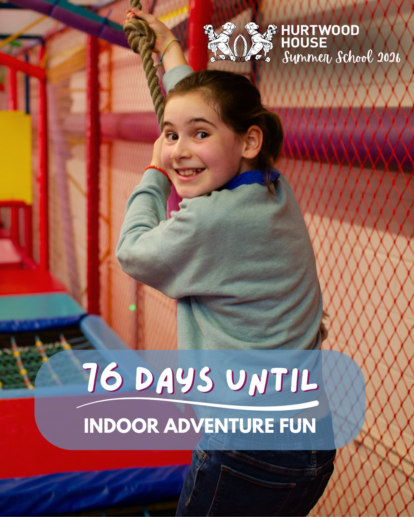 Swing, climb, and conquer the indoor adventure course on Hurtwood’s English Language Summer School!
⚡️ Limited places available—secure your spot now!
🔗 Click the link in our bio to sign up
#hurtwoodhouse #boardingschool #summerschool2026 #languagelearning #englishlanguage