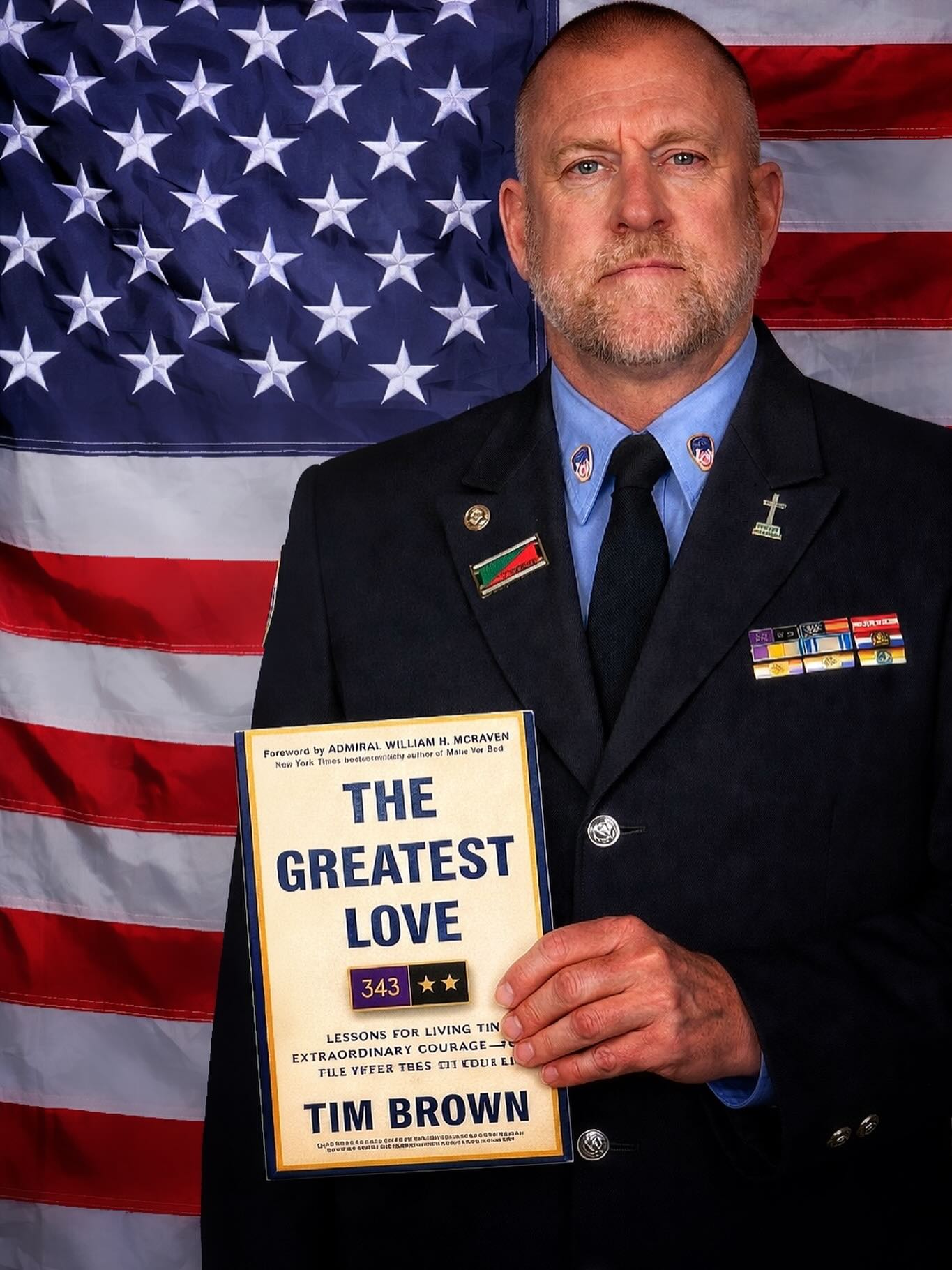 9/11 hero firefighter and friend Tim Brown has a new incredible book being released this August. “The Greatest Love”
Pre order now on Amazon.
Photo of Tim Brown by Barry Morgenstein