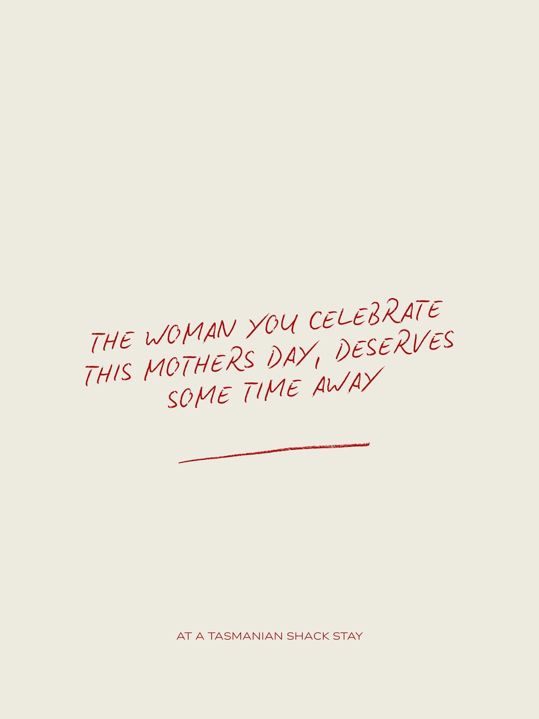 Make it memorable @tasmanian_shacklife
Friendly reminder Mother's Day 2026 incoming!
( Mums make it obvious and tag the Dads!)