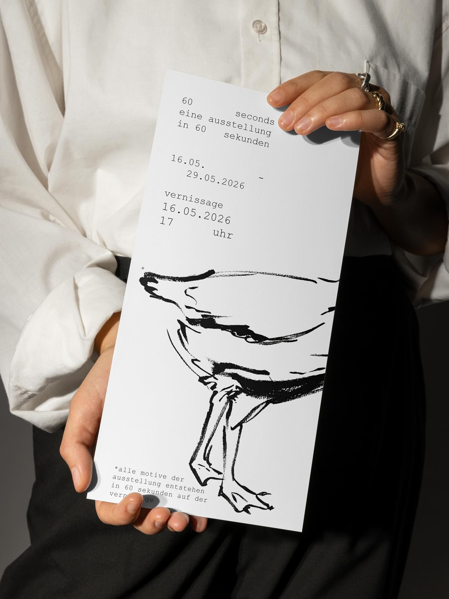 Am 16.05 um 17 Uhr solltet ihr euch definitiv ein fettes Kreuz im Kalender machen, denn unsere 60 Seconds Ausstellung geht in die nächste Runde! Der Name ist Programm - Während der Vernissage entsteht die komplette Ausstellung live. Jedes Werk in nur 60 Sekunden. Unmöglich? Finden wir nicht. Wir beweisen es euch! #60seconds #vernissage #kunstaustellung #contemporaryart