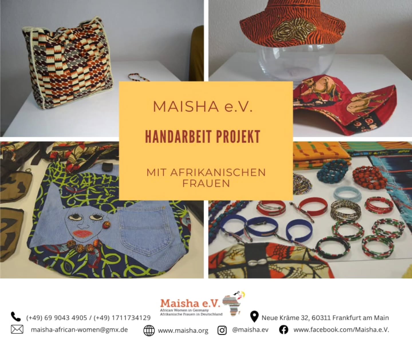 ✨ Handarbeit mit Herz ✨
Einzigartige Produkte – handgemacht von afrikanischen Frauen.
Unterstützen Sie Empowerment & Nachhaltigkeit. 💛
✨ Handmade with heart ✨
Unique products – handmade by African women.
Support empowerment & sustainability. 💛
#Handarbeit #FairFashion #Empowerment #Handmade #maishaev