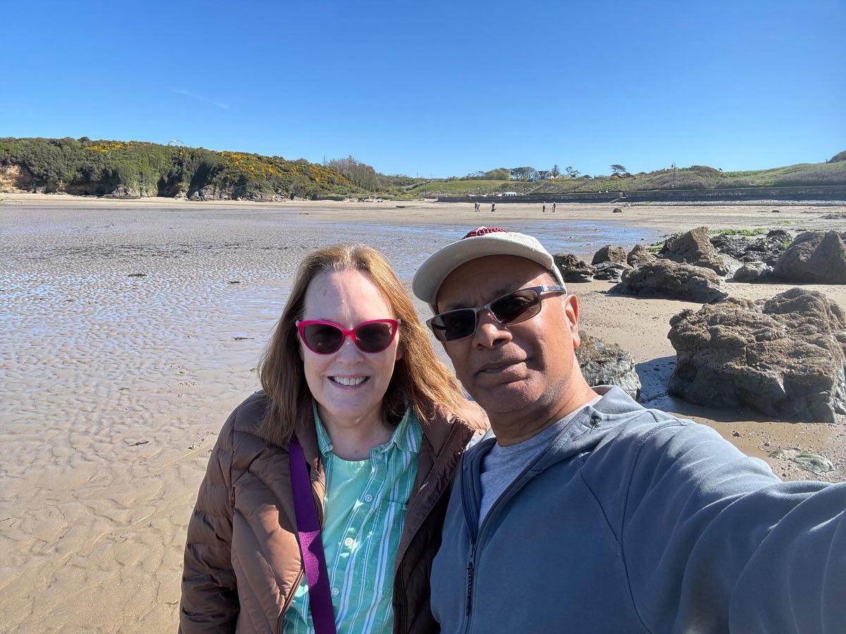Camaes Bay. Stunning. We stayed in the white house in the picture: The Old School House ☺️🌤️⛵️