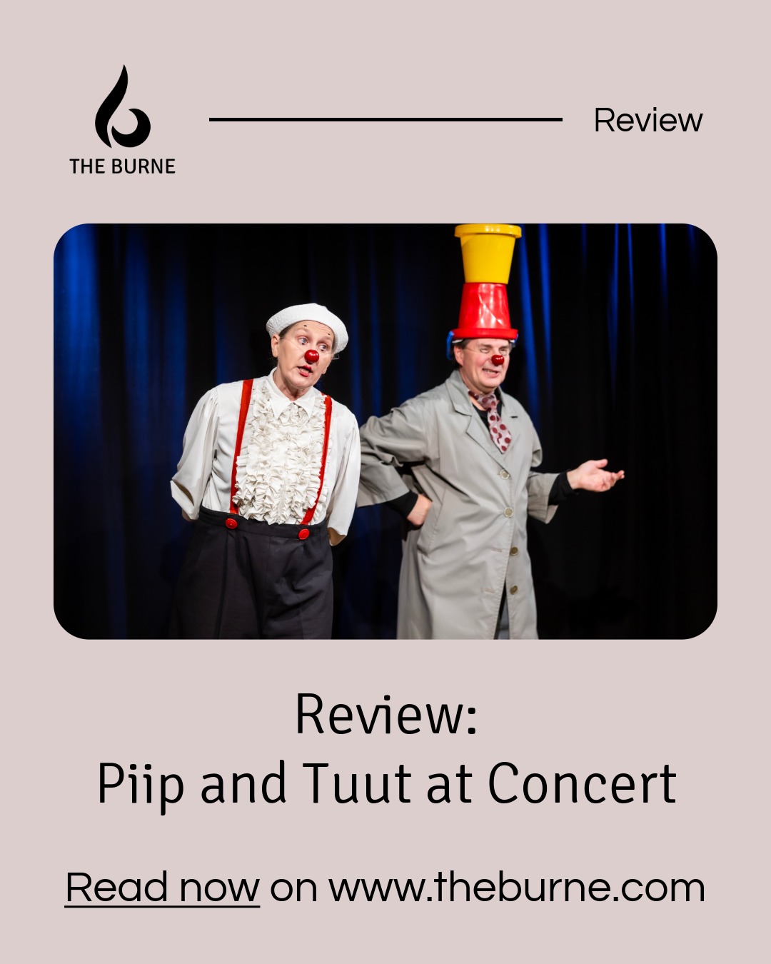 Welcome to Piip and Tuut at Concert! Two impatient janitors who can’t seem to sit still are here to entertain and delight your young ones this school holidays as part of the Melbourne International Comedy Festival. @_genna_benna_ reviews.
You can read the review on The Burne through the link in our bio!