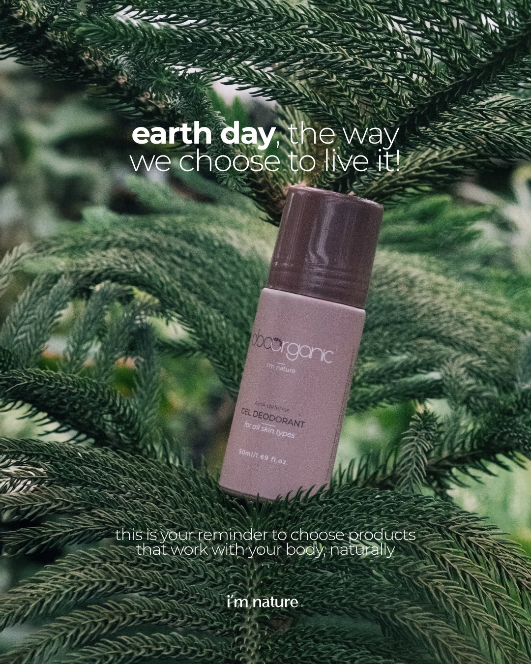 •HAPPY EARTH DAY•
earth day, the way we choose to live it!
this day is about awareness about returning to our roots, and honoring the source of everything we use 🌍
this day is especially important to us for us
claiming that we are nature is not for trends or an aesthetic, but our value with which we build our community every single day 🌱
to mark this moment, we are offering a special promo
🎁 receive our AHA deodorant as a GIFT with all orders over $75 🎁
▫️ it neutralizes odor without disrupting your skin’s natural balance
▫️ gently exfoliates to support smoother, brighter underarms
▫️ allows your body to function naturally without blocking sweat
▫️ keeps skin fresh, clean, and comfortable throughout the day
this is your reminder to choose products that work with your body, naturally 🤍
available for 3 days only!
#earthday #honortheearth