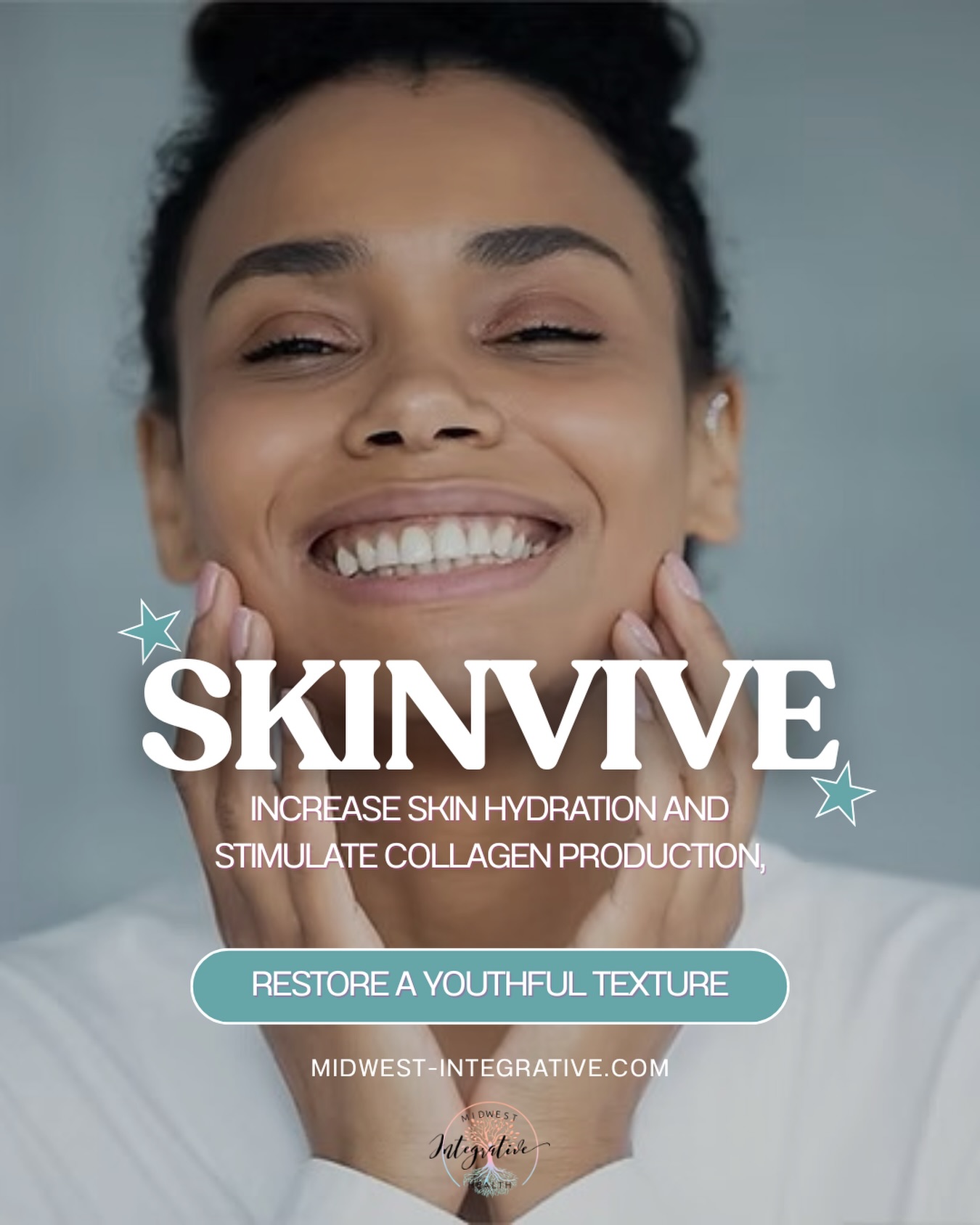 SKINVIVE by JUVÉDERM® is an FDA-approved injectable gel formulated to improve the smoothness and volume of the cheeks. It works by increasing skin hydration and stimulating collagen production, helping to restore a youthful, supple texture.
Results can last up to six months, with many patients noticing skin that looks more hydrated, refreshed, and healthy. SKINVIVE not only enhances your cheeks but also supports overall skin quality, giving a natural, radiant glow.
💻Book here —> https://www.midwest-integrative.com
📞 Give us a call —> 309-837-0342
💳 CareCredit —> https://www.carecredit.com/go/553JSV