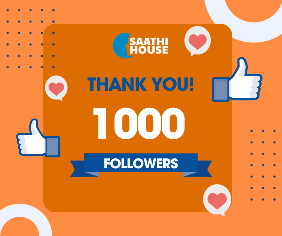 1,000 strong and just getting started 🚀
This milestone isn’t just a number - it’s 1000 people who believe in what we’re building at Saathi House. Every follow, like and share pushes our mission forward and helps us reach more lives.
We’re here to create impact, spark conversations, and build something that truly matters, and you’re a part of that journey.
Thank you for being with us. The best is yet to come 🧡
#SaathiHouse #MilestoneMoment #GrowingTogether #CommunityImpact