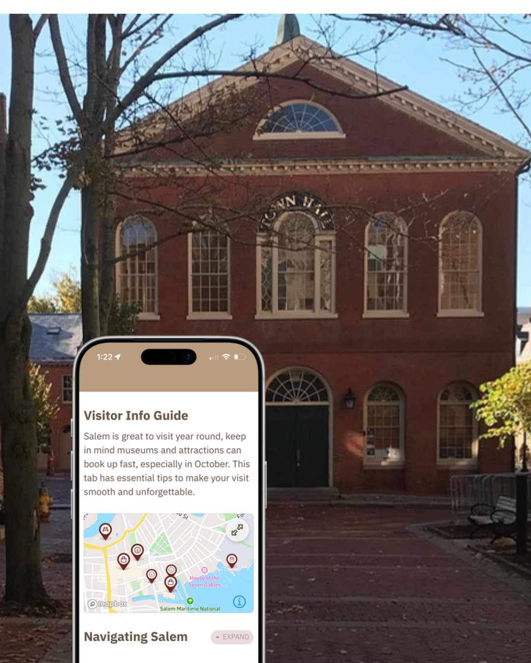 Download Salem on Your Own's app today for our free visitor guide and access to its famous Salemites tab to learn more about some of Salem's most notable historical figures.
