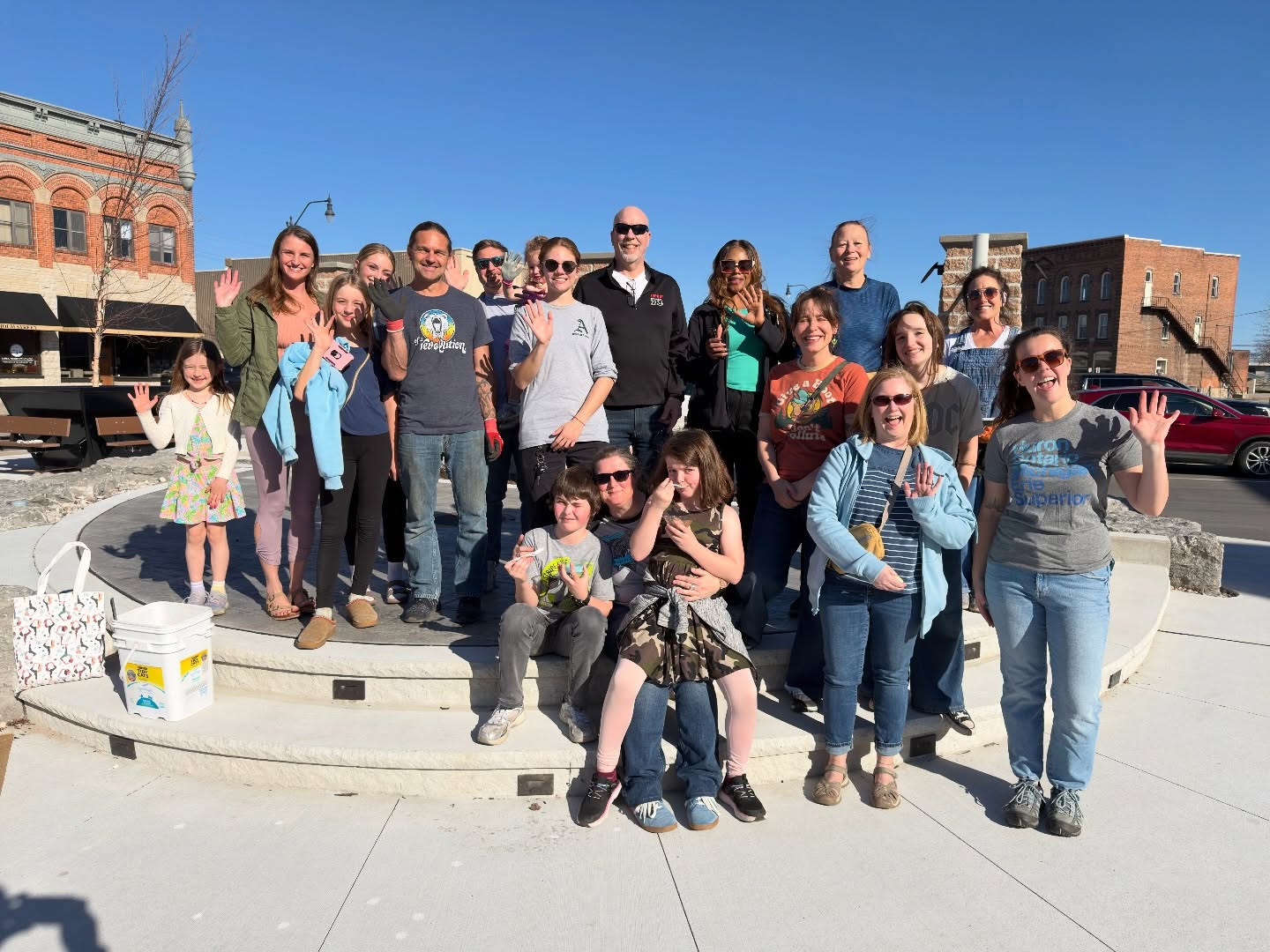 9,683 pieces and 194 pounds of trash were removed from @downtownalpena this Earth Day! 🌏
A remarkable group of volunteers scoured the streets, alleys and sidewalks and Lake Huron is better off because of it. Land and water are linked, so caring for our land and communities helps our water stay healthy too. 🌊 🩵
A big thank you to those who joined us, to @rewildings.now for the lovely prize basket for our star volunteer, to Shaelyn Gosselin for the yummy Earth cookies, @boomtownroasters.mi for the bags and buckets, and to our sponsors: MI-Insights Consulting, @heavensedgecottages, @wolverinestatecu, and @dipalready. This was truly a community effort, thank you. 🙏🏻