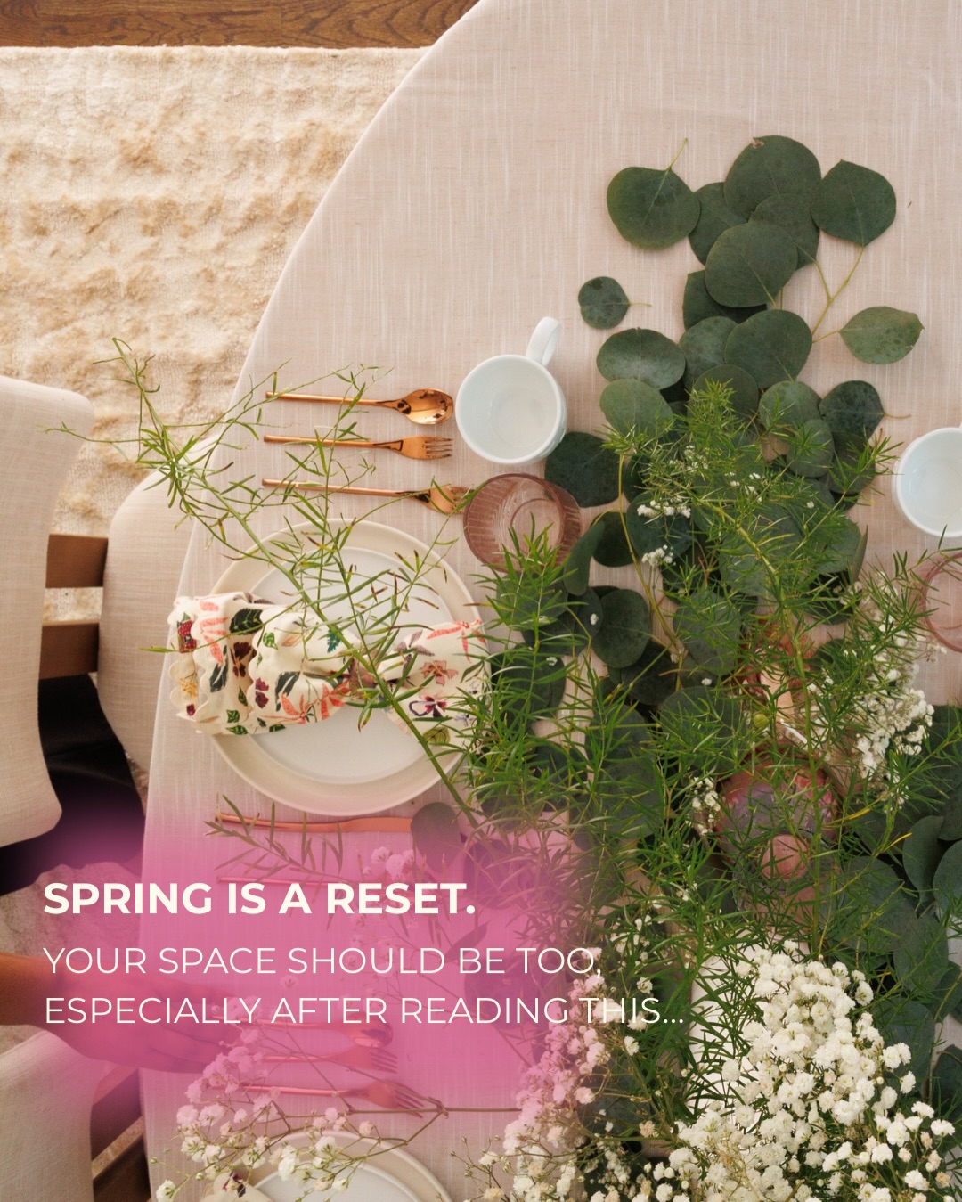 If your home still feels heavy, closed off, or overstimulating…
it’s not aligned with the season.
🌸Spring is about light, movement, and renewal.
Your space should reflect that.
Start small.
Shift intentionally.
Pay attention to how you feel.
Design is not just visual.
It’s physiological.💕
Click link in bio to learn more…
📸 @catmaxphoto | @jlaviiphotography
Spring tablescape vibes by yours truly✨.
#springhassprung #interiordesign #atlantadesigner #commercialdesign #designforlife