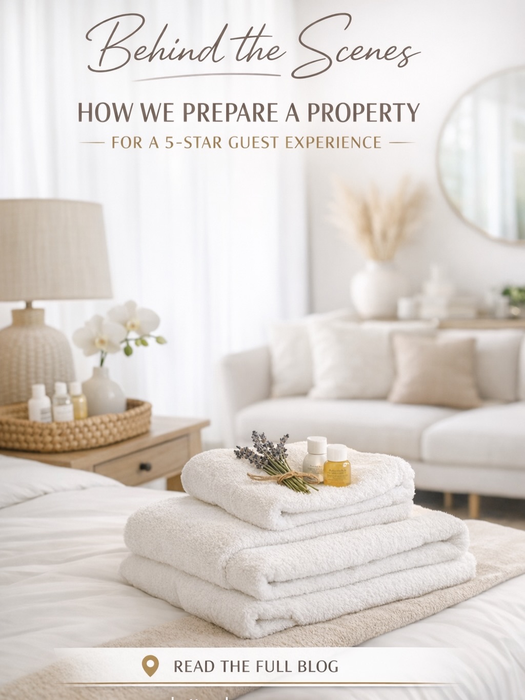 Behind the Scenes: How We prepare a property for a 5-Star guest experience
What guests see is only 20% of the Work
When a guest walks into a perfectly prepared short-term rental, everything feels effortless.
The bed is crisp.
The space smells fresh.
The lights are warm.
The temperature feels right.
What most people don’t see is everything that happened before that moment.
At A Better Place PM, preparing a property for a 5-star stay starts long before check-in.
Click on our bio to read about what really happens behind the scenes.
#shorttermrental #airbnb #propertymanagers