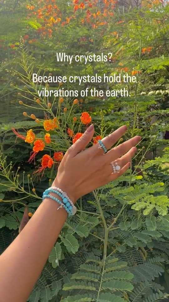 When someone asks you “why crystals? “
Tell them this.
Crystals are born in the womb of mother earth and hold all the energies and vibrations of their mother.
Crystals have been sleeping inside earth for millions of years and have experienced everything the earth has experienced.
They have wisdom of the and that’s what makes them so powerful.
Plus the beauty. All the colours, fires inclusions makes them one of a kind. No two pieces can ever be the exact replica. And that adds to the beauty of the crystals.