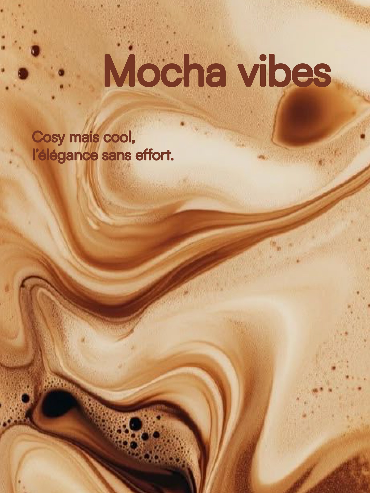 Mocha Vibes ☕️
Cosy mais cool.
L’élégance sans effort.
Une laisse nouée à la main, pensée pour les duos
qui prennent le temps…
mais avec style.